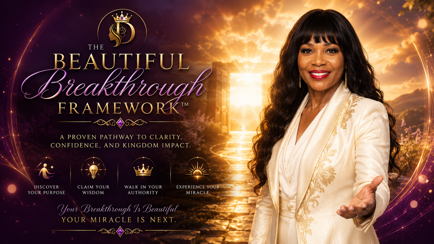 The Beautiful Breakthrough Framework™ — a proven pathway to clarity, confidence, and Kingdom impact.