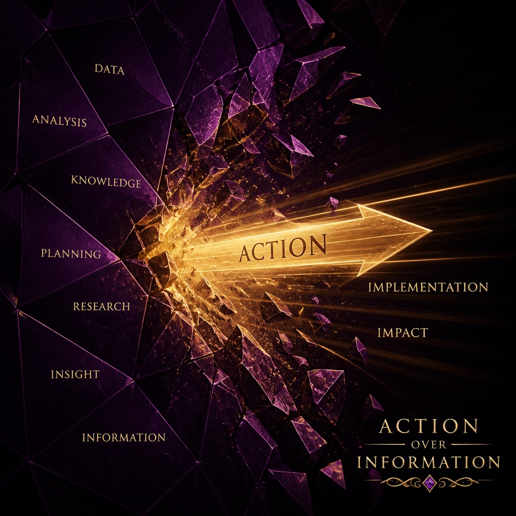 Action Over Information — the Beautiful Breakthrough Framework™ from data to impact.